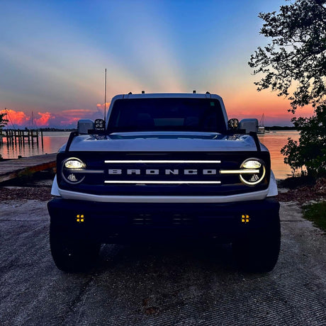2021-2025+ Ford Bronco LED Grill Accent Lights Kit - AutoLEDTech.com