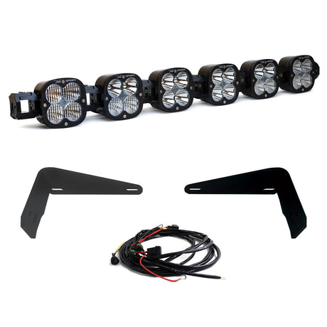 2021–2026+ Ford Bronco Baja Designs 6XL Linkable Modular Steel Bumper Light Kit - AutoLEDTech.com