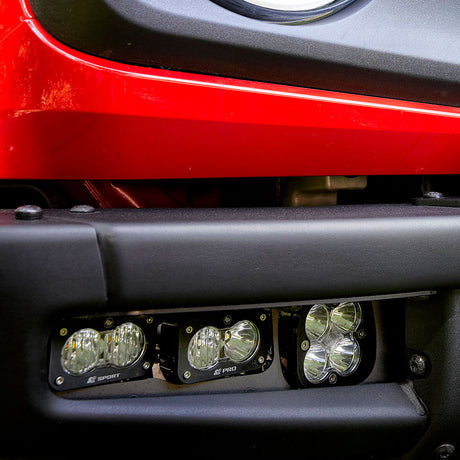 2021-2026+ Ford Bronco Baja Designs Squadron Dual S2 Bumper Fog Pocket Light Kit - AutoLEDTech.com