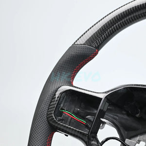 2023-2026+ Ford Super Duty F250 Custom Carbon Fiber Steering Wheel - AutoLEDTech.com