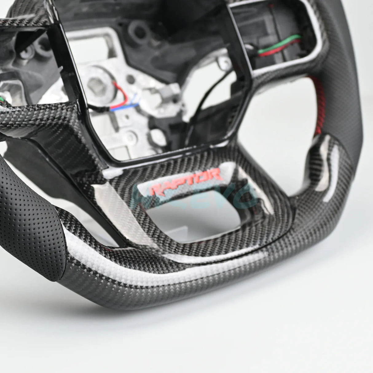 2023-2026+ Ford Super Duty F250 Custom Carbon Fiber Steering Wheel - AutoLEDTech.com