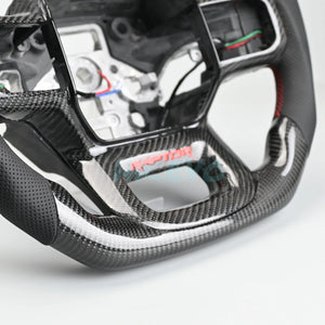 2023-2026+ Ford Super Duty F250 Custom Carbon Fiber Steering Wheel - AutoLEDTech.com