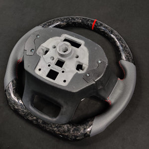 2023-2026+ Ford Super Duty F250 Custom Carbon Fiber Steering Wheel - AutoLEDTech.com