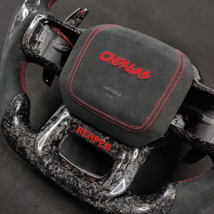 2023-2026+ Ford Super Duty F250 Custom Carbon Fiber Steering Wheel - AutoLEDTech.com