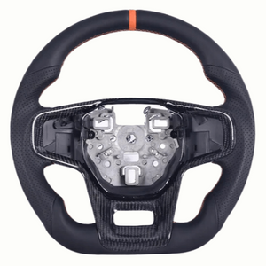 2021-2026+ Ford Bronco Custom Carbon Fiber Steering Wheel - AutoLEDTech.com