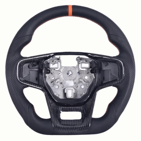 2021-2026+ Ford Bronco Custom Carbon Fiber Steering Wheel - AutoLEDTech.com