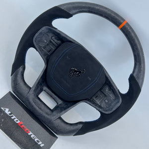 2021-2026+ Ford Bronco Custom Carbon Fiber Steering Wheel - AutoLEDTech.com