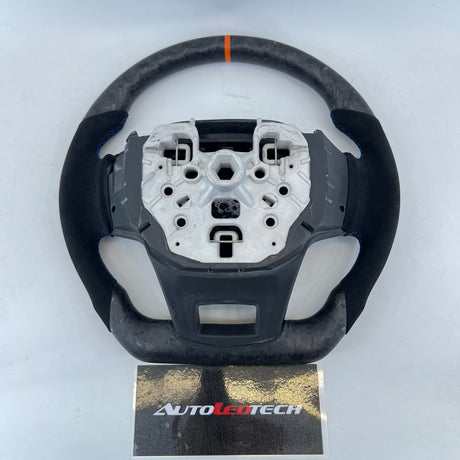 2021-2026+ Ford Bronco Custom Carbon Fiber Steering Wheel - AutoLEDTech.com