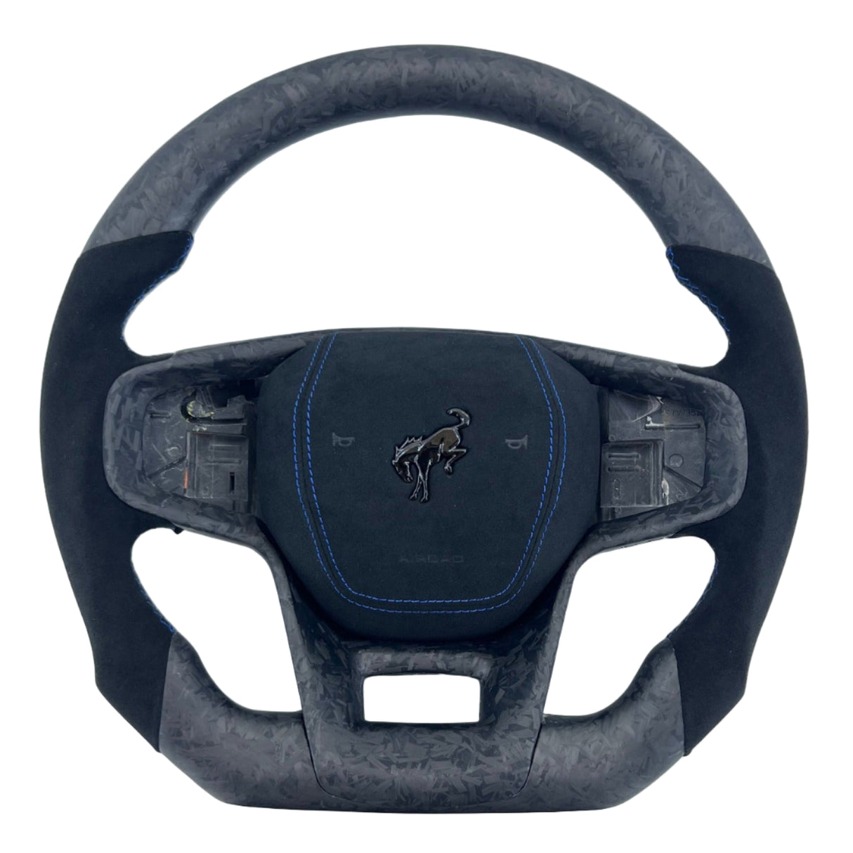 2021-2026+ Ford Bronco Custom Carbon Fiber Steering Wheel - AutoLEDTech.com