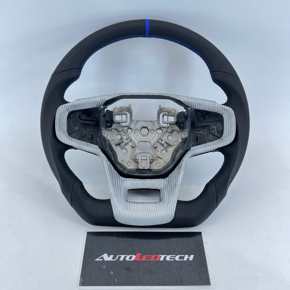 2021-2026+ Ford Bronco Custom Carbon Fiber Steering Wheel - AutoLEDTech.com