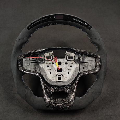 2021-2026+ Ford Bronco Custom Carbon Fiber Steering Wheel - AutoLEDTech.com
