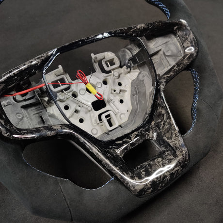 2021-2026+ Ford Bronco Custom Carbon Fiber Steering Wheel - AutoLEDTech.com