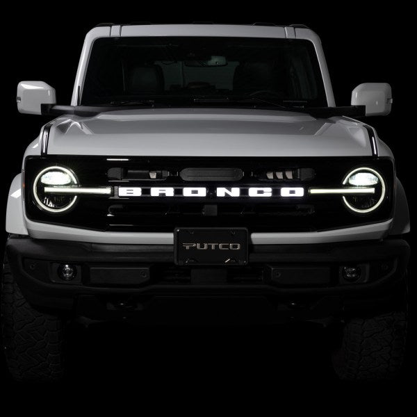 2021-2026+ Ford Bronco Illuminated LED Grill Emblem Logo - ANIMATED STARTUP - AutoLEDTech.com