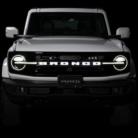 2021-2026+ Ford Bronco Illuminated LED Grill Emblem Logo - ANIMATED STARTUP - AutoLEDTech.com