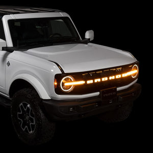 2021-2026+ Ford Bronco Illuminated LED Grill Emblem Logo - ANIMATED STARTUP - AutoLEDTech.com