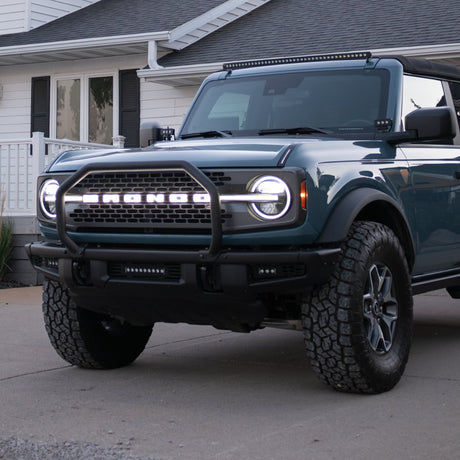 2021-2026+ Ford Bronco Illuminated LED Grill Emblem Logo - ANIMATED STARTUP - AutoLEDTech.com