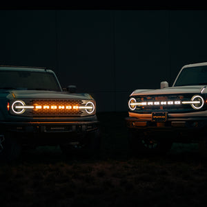 2021-2026+ Ford Bronco Illuminated LED Grill Emblem Logo - ANIMATED STARTUP - AutoLEDTech.com