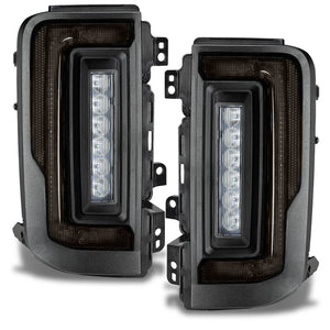 2021-2026+ Ford Bronco Red Smoked LED Flush Mount Tail Lights - AutoLEDTech.com