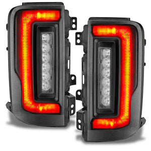 2021-2026+ Ford Bronco Red Smoked LED Flush Mount Tail Lights - AutoLEDTech.com