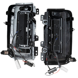 2021-2026+ Ford Bronco Red Smoked LED Flush Mount Tail Lights - AutoLEDTech.com