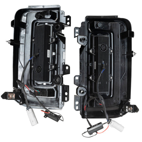 2021-2026+ Ford Bronco Red Smoked LED Flush Mount Tail Lights - AutoLEDTech.com