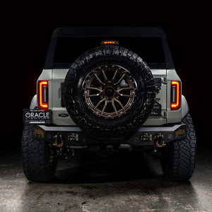 2021-2026+ Ford Bronco Red Smoked LED Flush Mount Tail Lights - AutoLEDTech.com