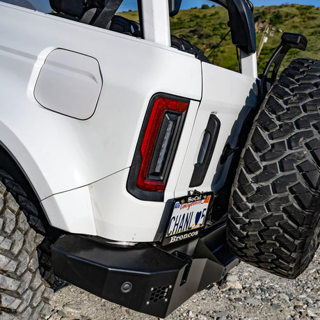 2021-2026+ Ford Bronco Red Smoked LED Flush Mount Tail Lights - AutoLEDTech.com