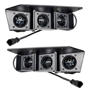 2021-2026+ Ford Bronco Triple LED Fog Lights Kit - AutoLEDTech.com