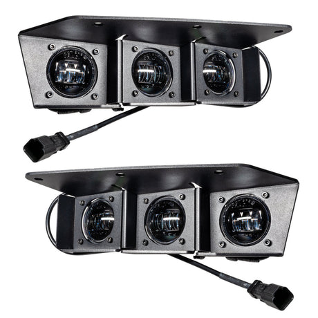 2021-2026+ Ford Bronco Triple LED Fog Lights Kit - AutoLEDTech.com