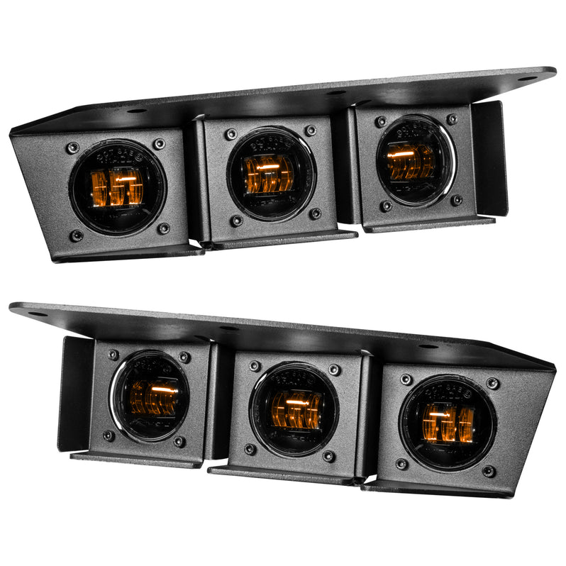 2021-2026+ Ford Bronco Triple LED Fog Lights Kit - AutoLEDTech.com