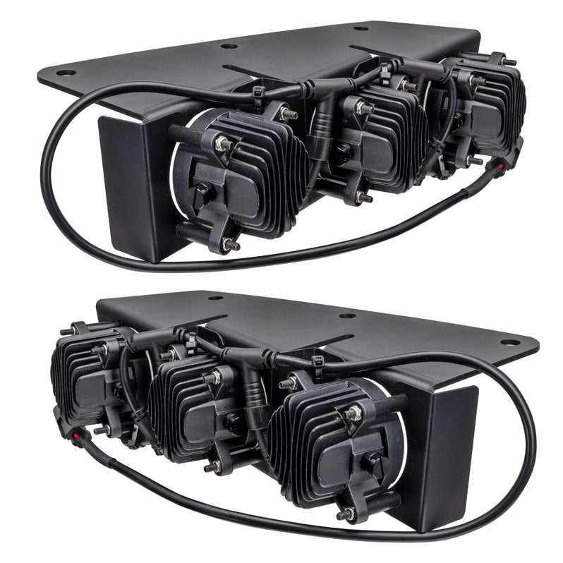 2021-2026+ Ford Bronco Triple LED Fog Lights Kit - AutoLEDTech.com