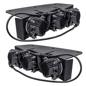 2021-2026+ Ford Bronco Triple LED Fog Lights Kit - AutoLEDTech.com