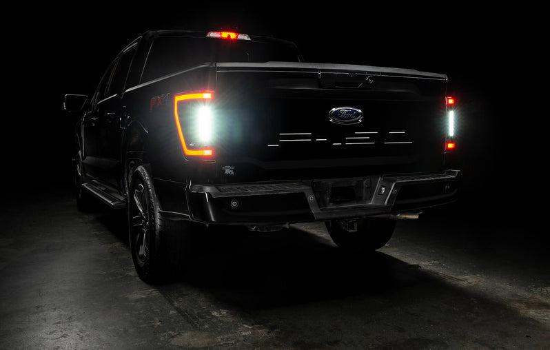 2021-2026+ Ford F150 & Raptor Red Smoked LED Flush Mount Tail Lights - AutoLEDTech.com