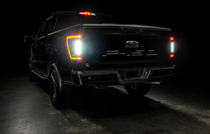 2021-2026+ Ford F150 & Raptor Red Smoked LED Flush Mount Tail Lights - AutoLEDTech.com