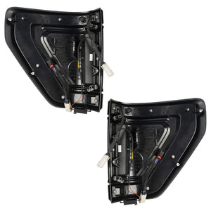 2021-2026+ Ford F150 & Raptor Red Smoked LED Flush Mount Tail Lights - AutoLEDTech.com