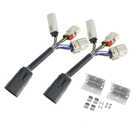 2021-2026+ Ford F150 & Raptor Red Smoked LED Flush Mount Tail Lights - AutoLEDTech.com