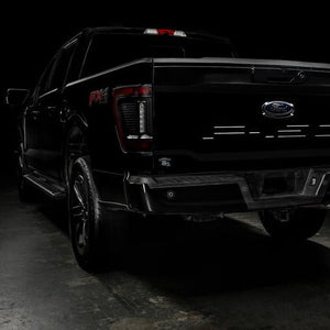 2021-2026+ Ford F150 & Raptor Red Smoked LED Flush Mount Tail Lights - AutoLEDTech.com
