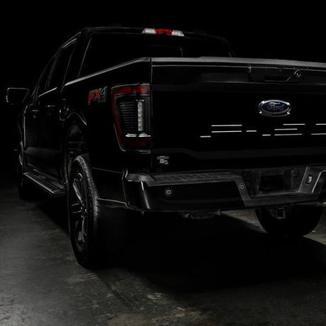 2021-2026+ Ford F150 & Raptor Red Smoked LED Flush Mount Tail Lights - AutoLEDTech.com