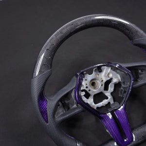 2007-2015 Infiniti G37 G35 Custom Carbon Fiber Steering Wheel - AutoLEDTech.com