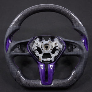2007-2015 Infiniti G37 G35 Custom Carbon Fiber Steering Wheel - AutoLEDTech.com