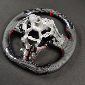 2008-2016 Nissan GTR R35 Custom Carbon Fiber Steering Wheel w/ LED RPM Display - AutoLEDTech.com