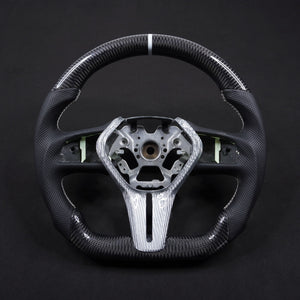 2007-2015 Infiniti G37 G35 Custom Carbon Fiber Steering Wheel - AutoLEDTech.com