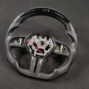 2007-2015 Infiniti G37 G35 Custom Carbon Fiber Steering Wheel - AutoLEDTech.com
