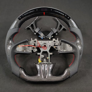 2007-2015 Infiniti G37 G35 Custom Carbon Fiber Steering Wheel - AutoLEDTech.com