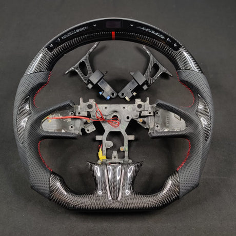 2007-2015 Infiniti G37 G35 Custom Carbon Fiber Steering Wheel - AutoLEDTech.com