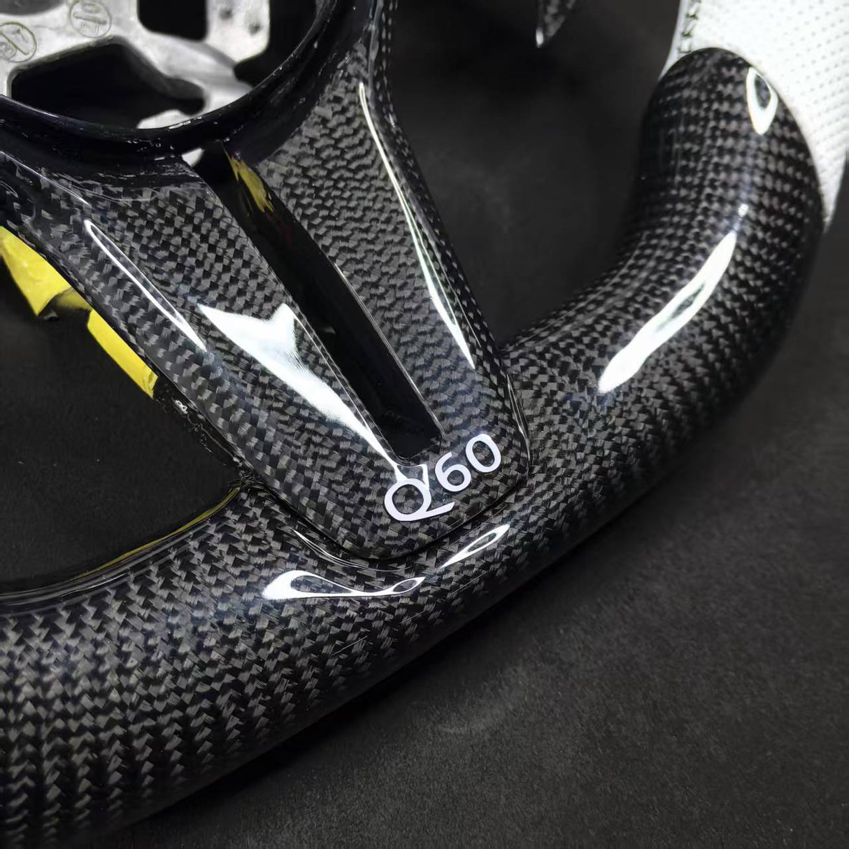 2013-2024 Infiniti Q50 Q60 Custom Carbon Fiber Steering Wheel - AutoLEDTech.com
