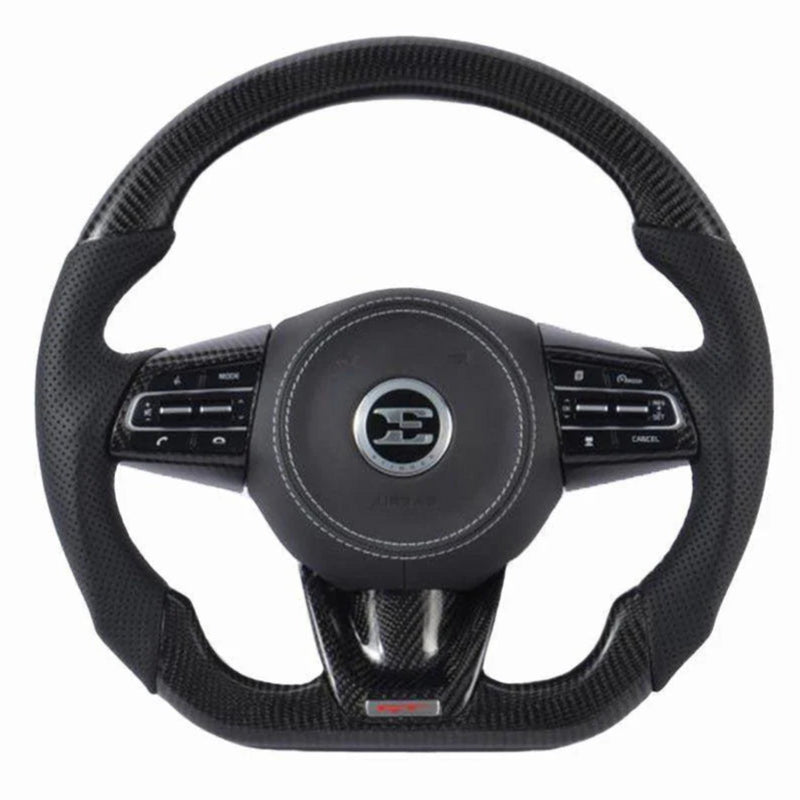 2016-2020 Kia Optima Custom Carbon Fiber LED Steering Wheel - AutoLEDTech.com