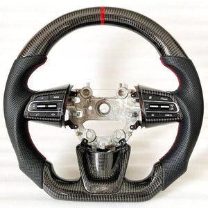 2016-2020 Kia Optima Custom Carbon Fiber LED Steering Wheel - AutoLEDTech.com