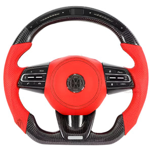 2016-2020 Kia Optima Custom Carbon Fiber LED Steering Wheel - AutoLEDTech.com