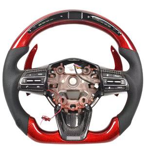 2016-2020 Kia Optima Custom Carbon Fiber LED Steering Wheel - AutoLEDTech.com